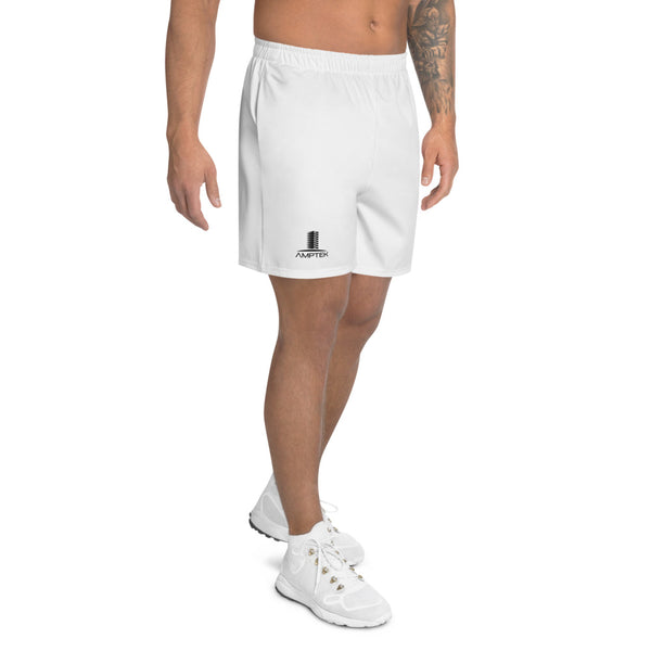 Men's Athletic Long Shorts (Black Logo)