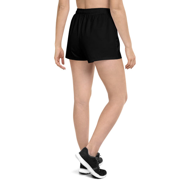 Women's Athletic Shorts (White Logo)