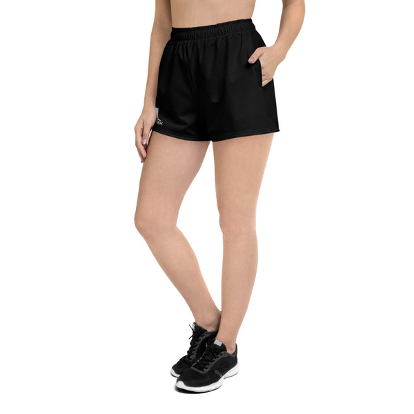 Women's Athletic Shorts (White Logo)