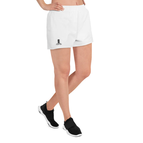 Women's Athletic Shorts (Black Logo)